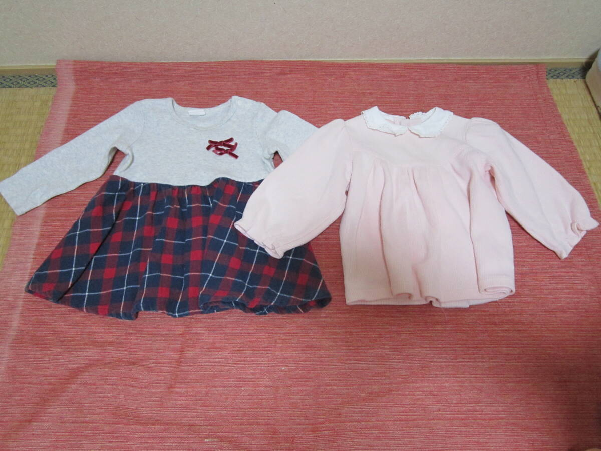 ☆ベビー服 子供 女の子 サイズ 80 2枚セット拍卖