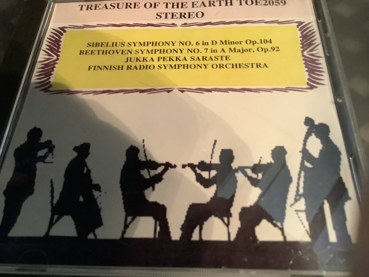 サラステ  シベリウス  交響曲第6 ベートーヴェン  交響曲第7 フィンランド放送交響楽団拍卖