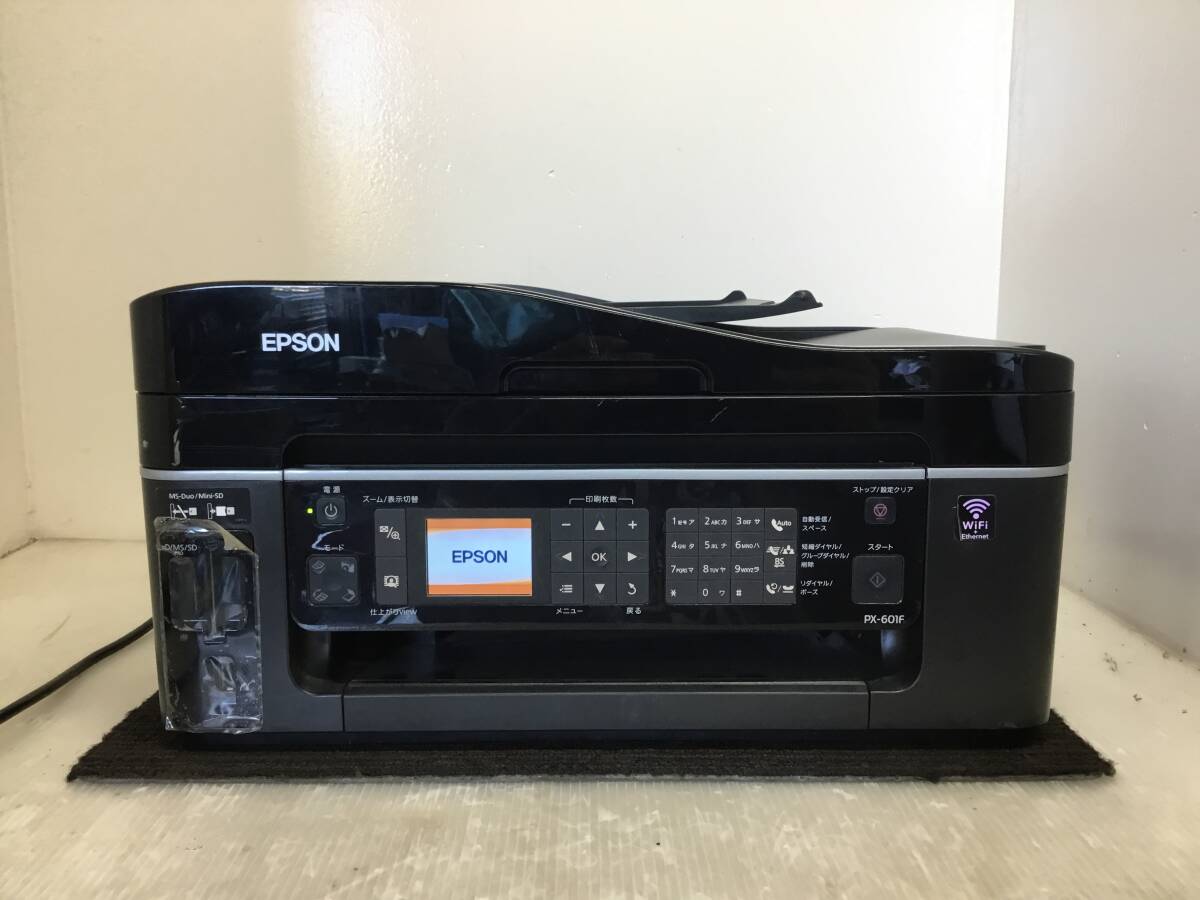 岐阜発 エプソン/EPSON/PXー601F/インクジェットプリンター/通電確認のみ/動作未確認/ジャンク品 R6 11/12拍卖
