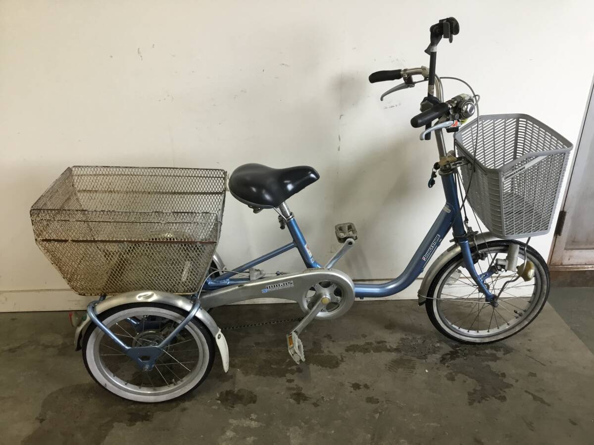 △ A-15岐阜発/ ブリジストン/ WAGON/ 大人用三輪自転車/ 変速なし/ スイングあり/ 走行確認/ サビあり/ 現状品/ s1.0/ R6.11/20 △拍卖