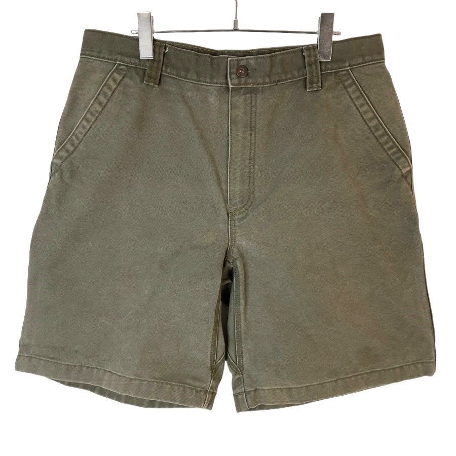 エルエルビーンL.L Beenダック地ペインターショーツカーペンターパンツワークパンツハーフパンツ緑系カーキvintageヴィンテージ40712拍卖