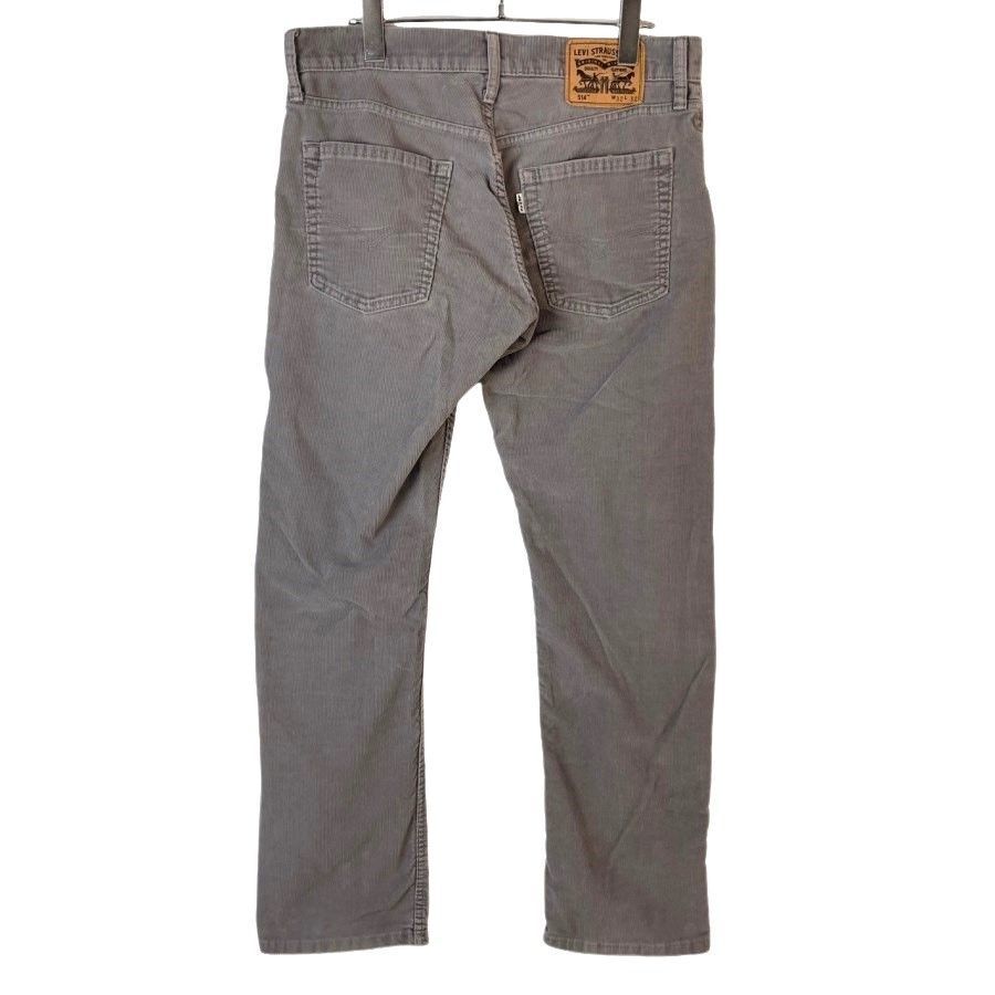 Levi'sリーバイス514コーデュロイパンツ灰色グレー白タブホワイトタブスリムストレートvintageヴィンテージ40709拍卖