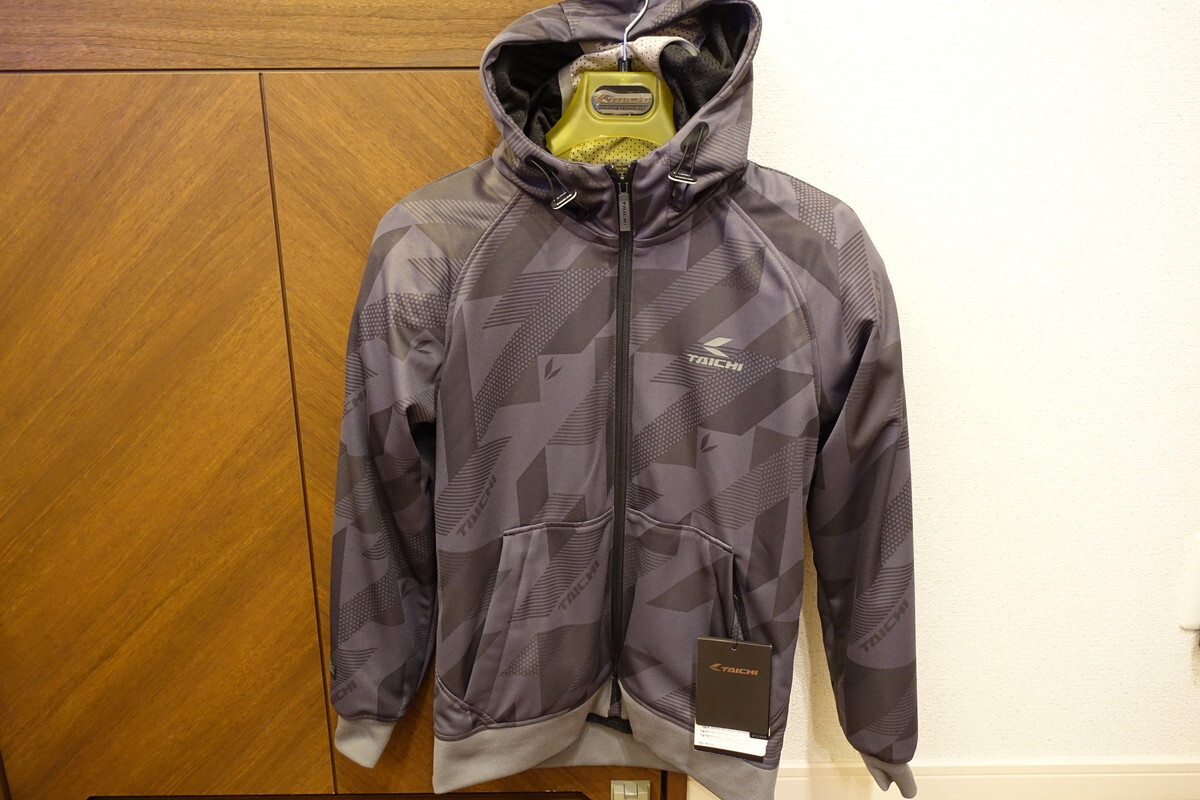 Mサイズ★RSタイチ エアートラックパーカー SLASH GUNMETAL 肩肘背中プロテクター内蔵 胸部チェストオプション RSJ333 定価21,890円 1拍卖