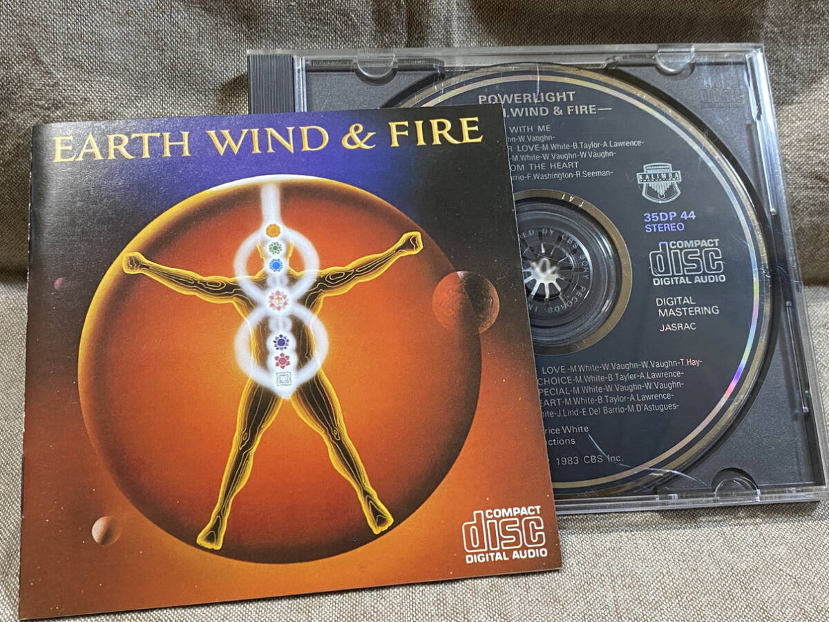 EARTH, WIND & FIRE - POWERLIGHT 35DP44 1A1 SONY刻印 国内初版 日本盤 税表記なし3500円盤 廃盤 レア盤拍卖