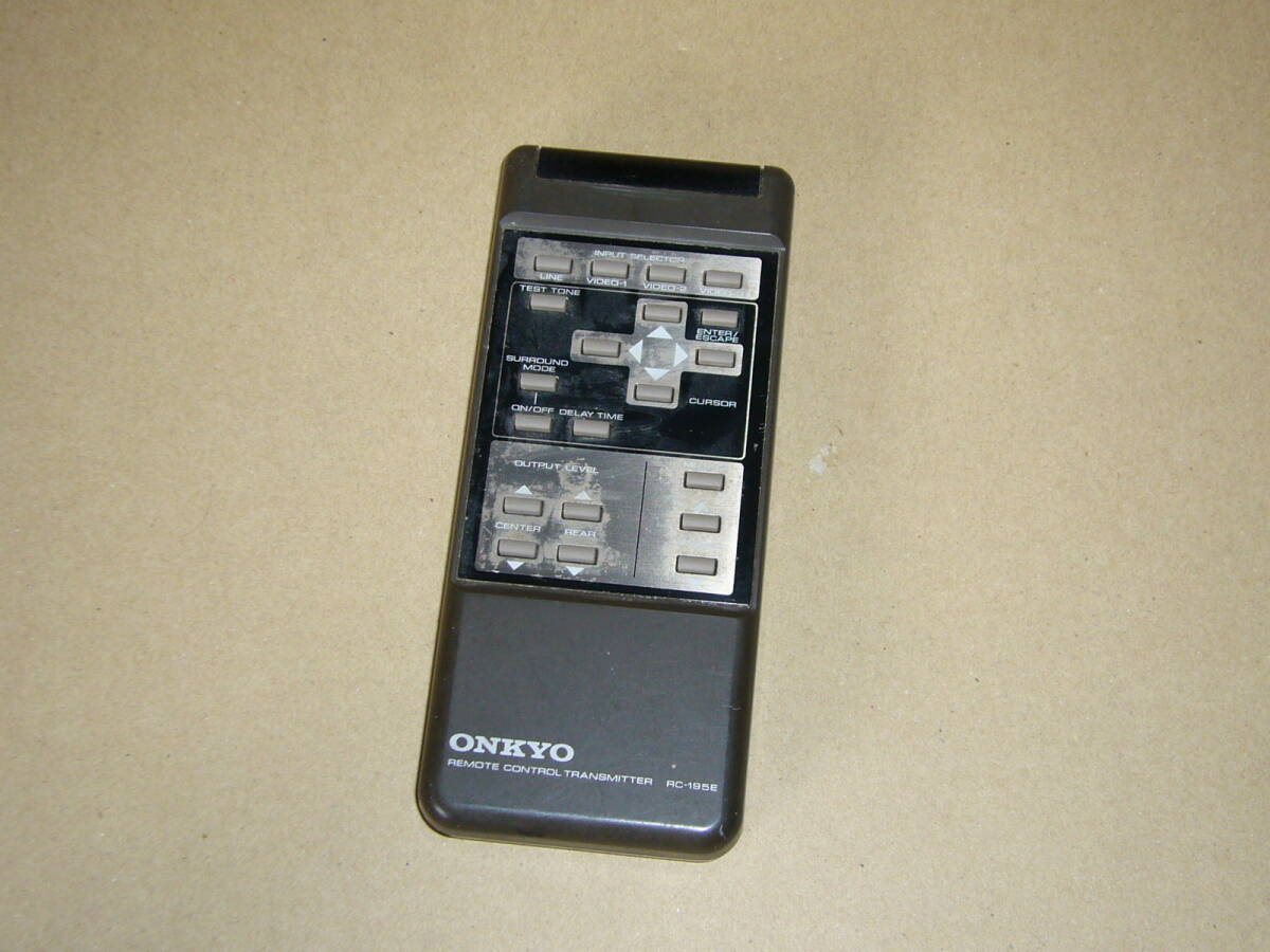 ★希少★リモコン★ ONKYO 【 RC-195E 】◆中古品★ 赤外線OK★拍卖