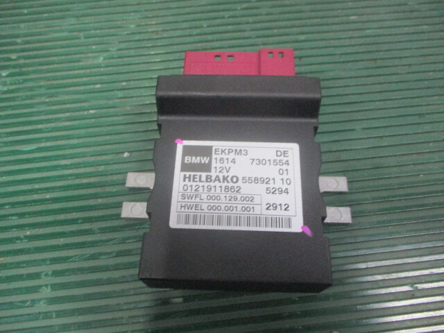 BMW 6シリーズ 640i F06 DBA-6A30 Gran Coupe フューエルポンプコントロールモジュール 7301554 16147426095拍卖