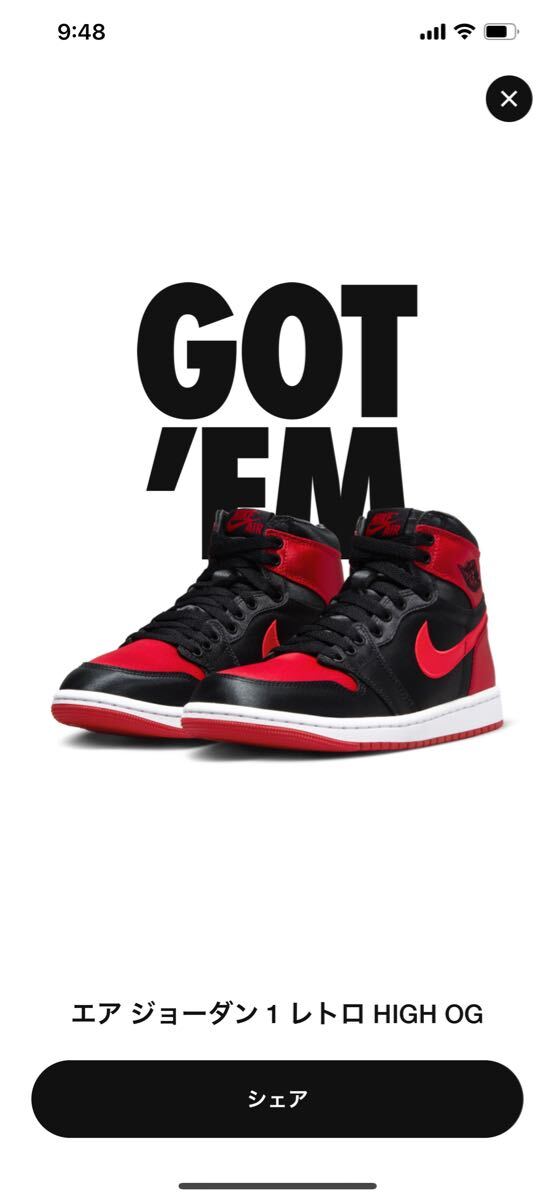 クーポンでお得に NIKE WMNS AIR JORDAN1 HIGH OG Satin Bred 拍卖