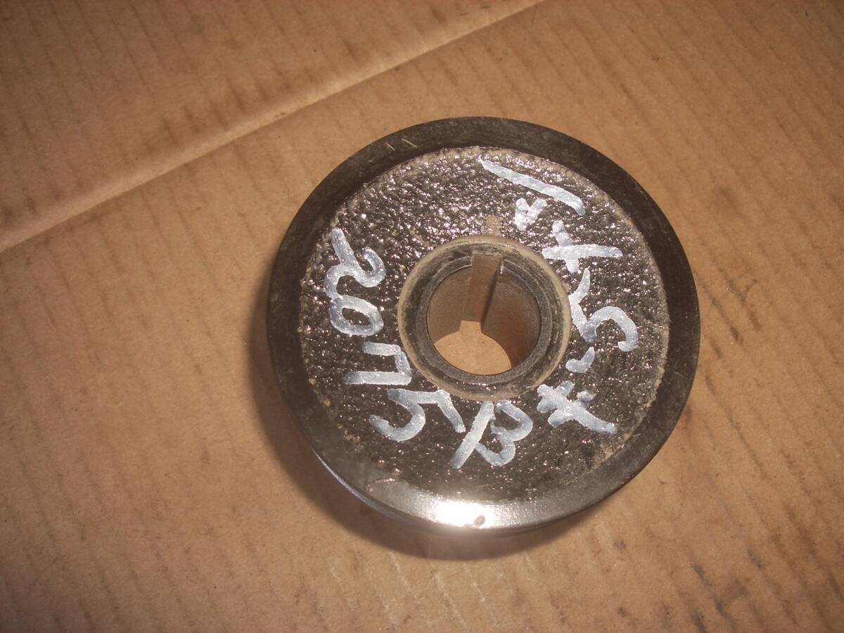 プーリー 軸孔径20ミリ、外径73ミリ ヤンマー 管理機 MRT65UV うねたてポチ エンジン側拍卖