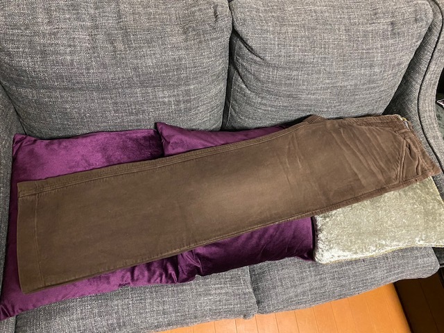 Dolce & Gabbana ドルチェアンドガッバーナ 美品 ベルベット?ウオッシュ加工 こげ茶色 サイズ44拍卖