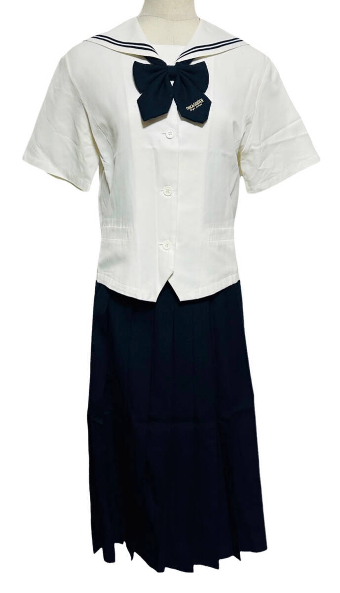 桜花学園高等学校 / 制服 / 卒業生保管品/指定品 / セーラー / スカート / リボン//拍卖