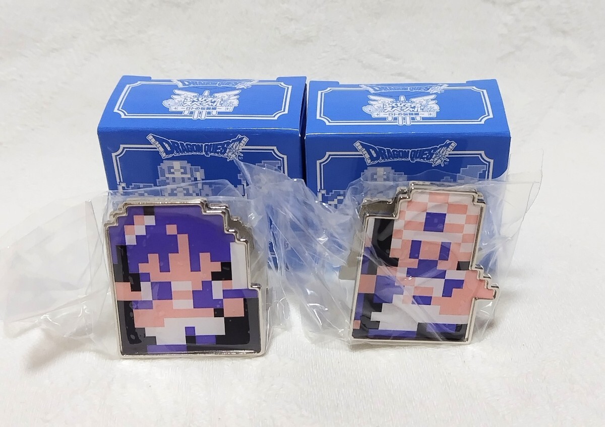 【新品未開封】ドラゴンクエスト ふくびき所スペシャル ロトの伝説編 パーティを作りま賞 職業ドットクリップ 商人(男・女)2種セット拍卖
