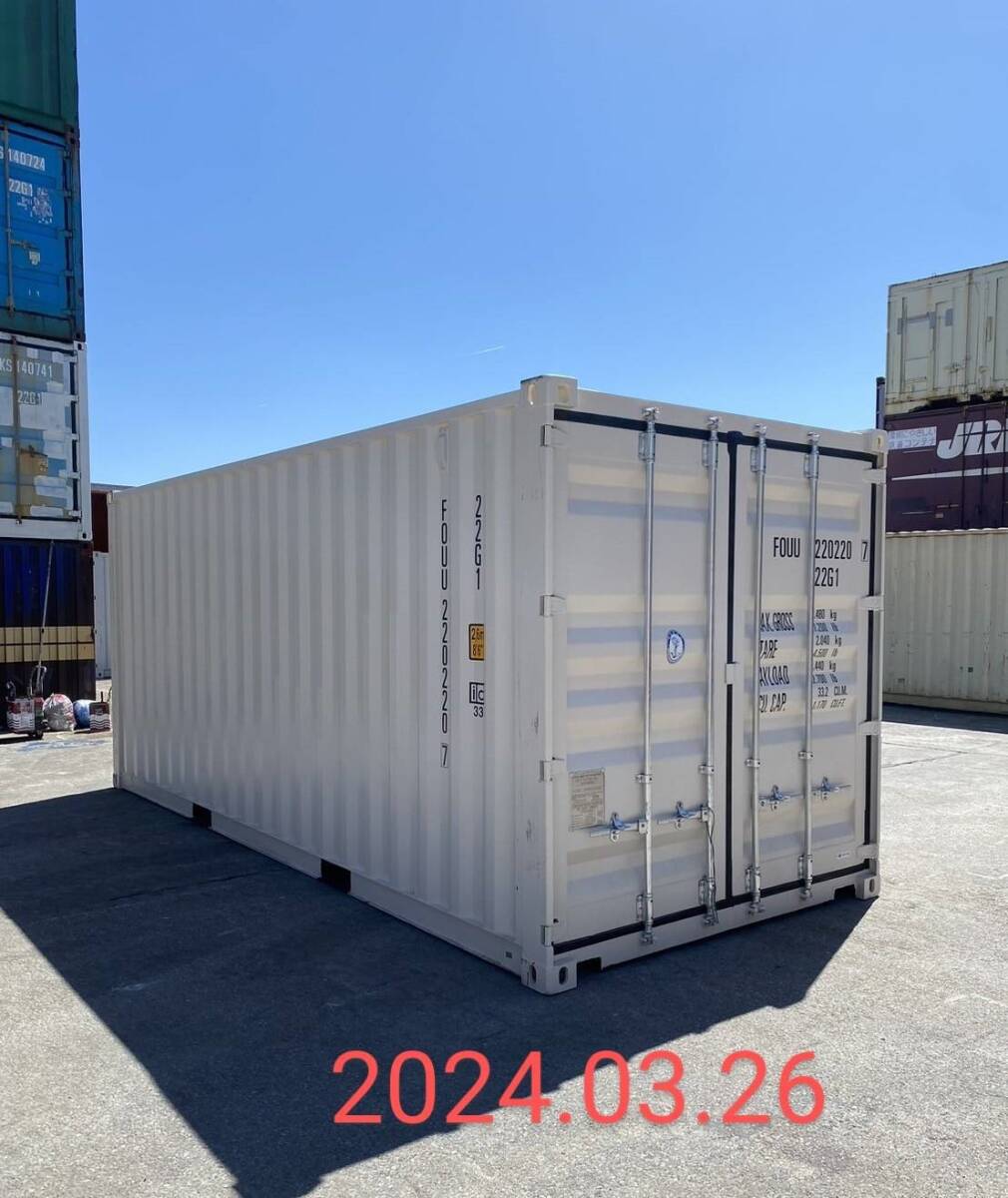 20FT新造海上コンテナONEWAY、全国配送+仮置き販売します。拍卖