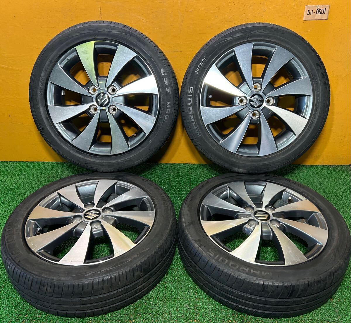 *夏用 165/55R15 75V MARQUIS CST MR61 *SUZUKI スズキワゴンR【15×4.5J +45 PCD:100×4H ハブ径:54mm】*4本セット拍卖