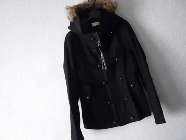 セール半額以下★growth メルトンウールフーデットショートコート拍卖