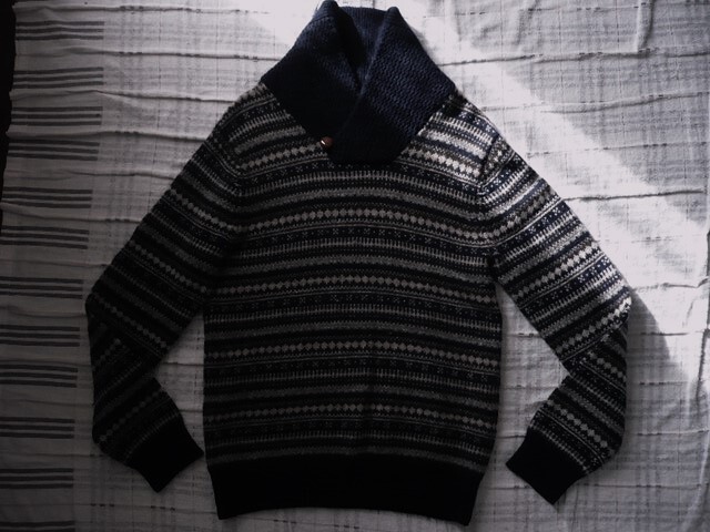 エディフィス★厚手異素材ネックセーター拍卖