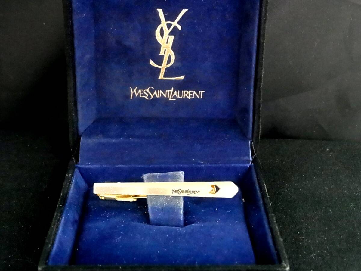 ■№0198■特売③■【シルバー・ゴールド】【YSL】サンローラン■タイピン・ネクタイ ピン♪拍卖