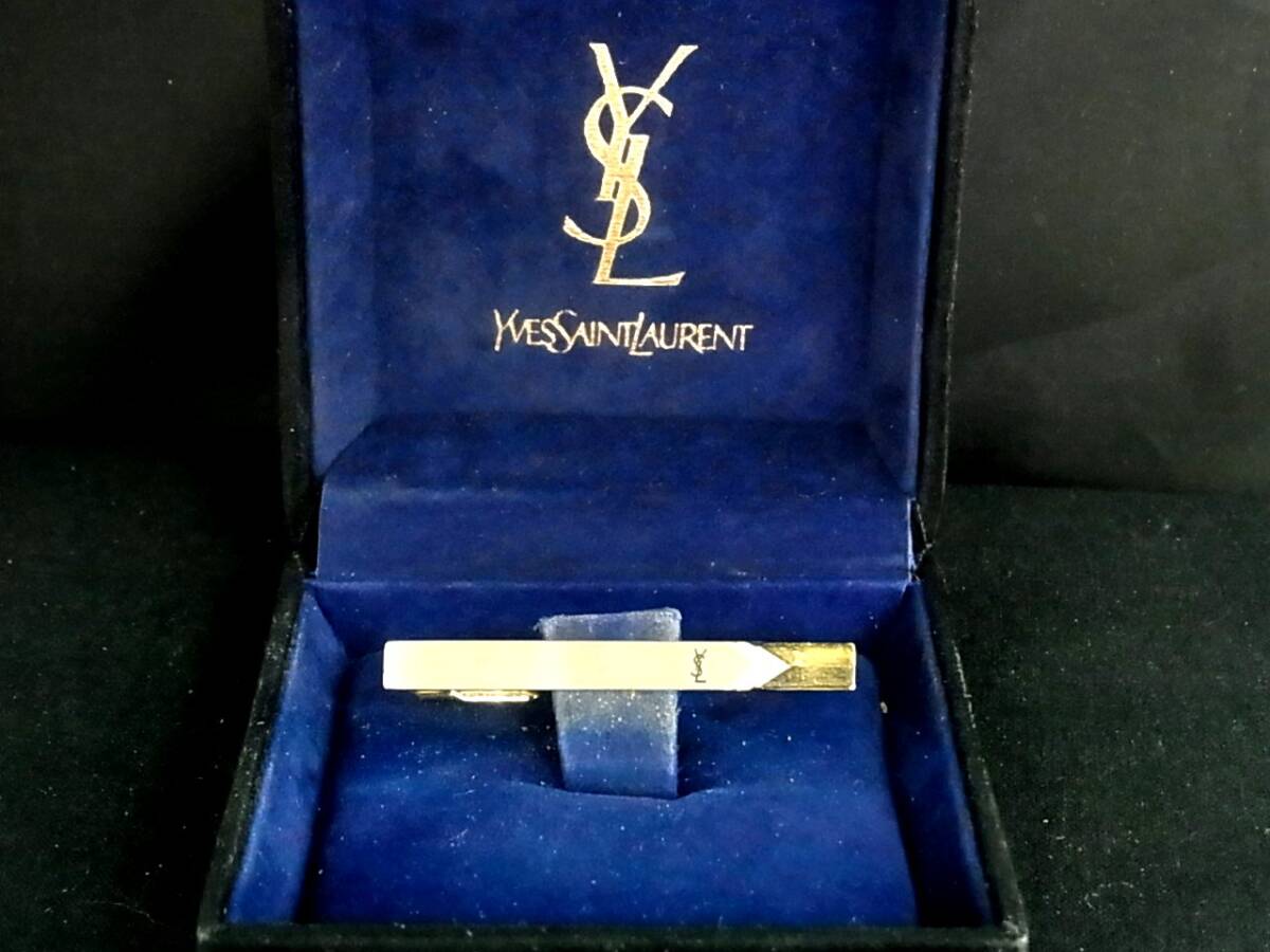 ■№0199■特売③■【シルバー・ゴールド】【YSL】サンローラン■タイピン・ネクタイ ピン♪拍卖