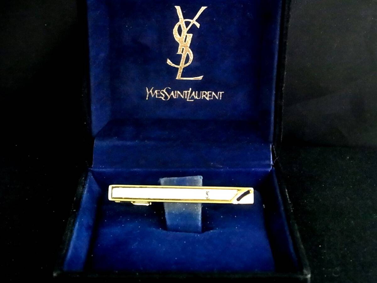 ■№0200■特売③■【シルバー・ゴールド】【YSL】サンローラン■タイピン・ネクタイ ピン♪拍卖