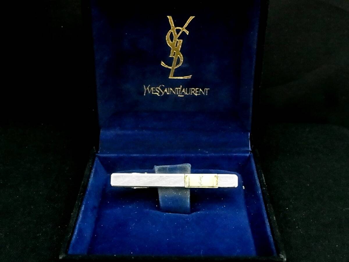 ■№0191■特売③■【シルバー・ゴールド】【YSL】サンローラン■タイピン・ネクタイ ピン♪拍卖