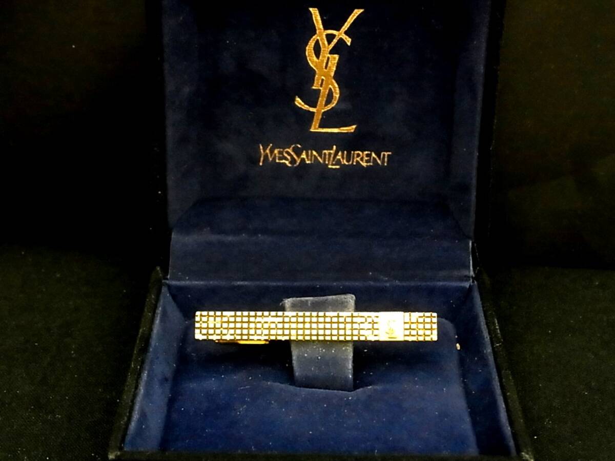 ■№0188■特売③■【ゴールド】【YSL】サンローラン■タイピン・ネクタイ ピン♪拍卖