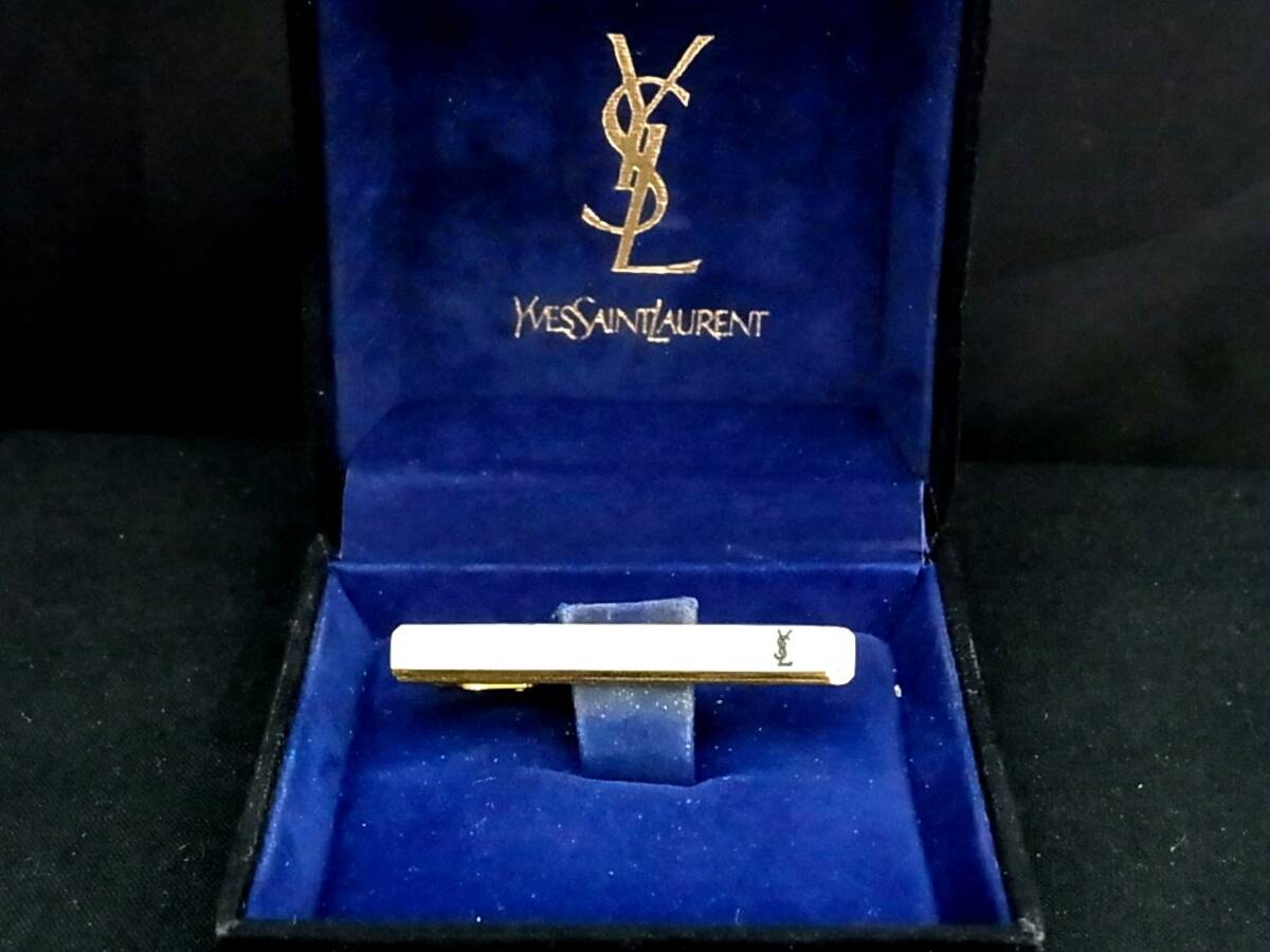 ■№0185■特売③■【シルバー・ゴールド】【YSL】サンローラン■タイピン・ネクタイ ピン♪拍卖