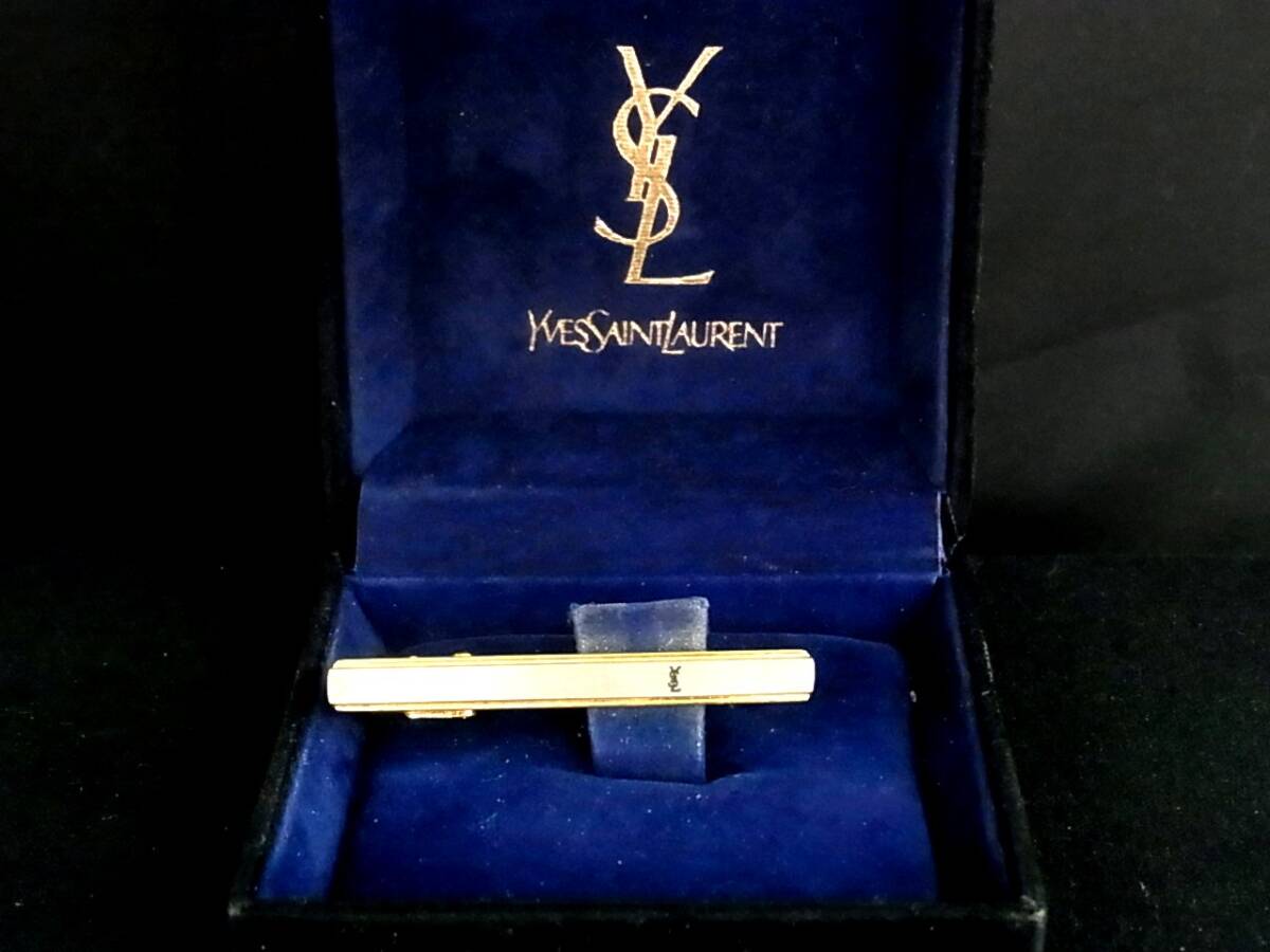 ■№0181■特売③■【シルバー・ゴールド】【YSL】サンローラン■タイピン・ネクタイ ピン♪拍卖