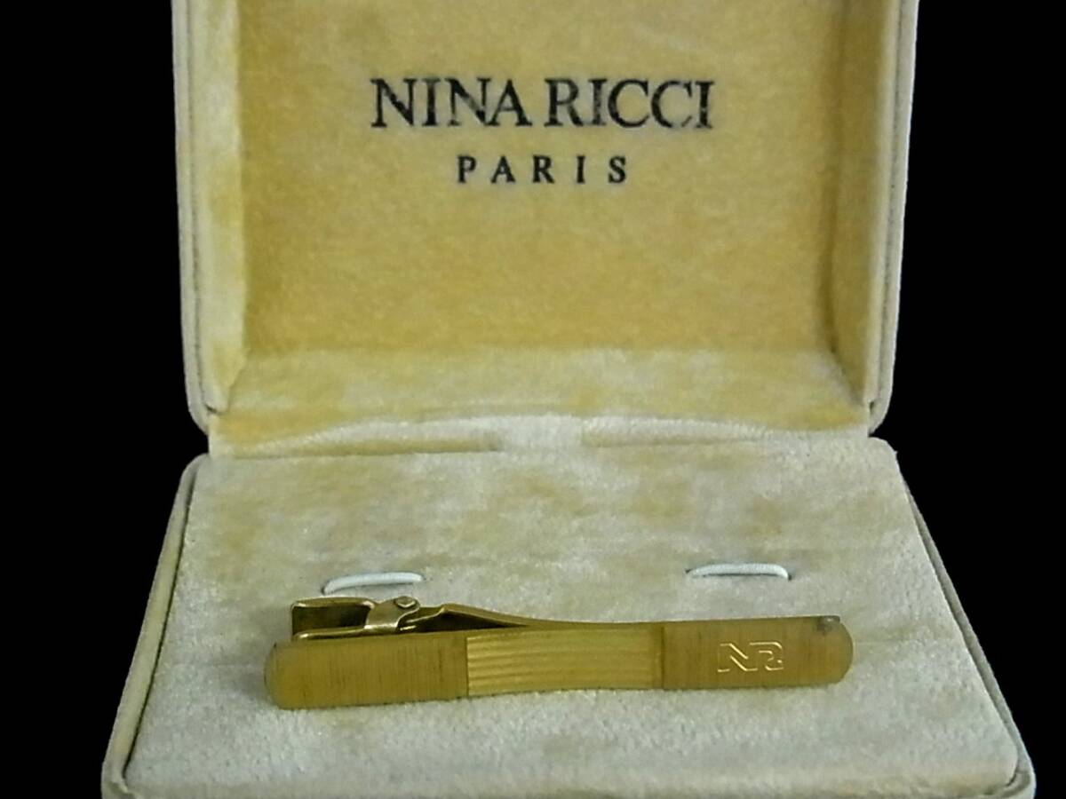 ■№0154■特売③■【ゴールド】ニナリッチ【NINA RICCI】 ■タイピン・ネクタイピン ■拍卖