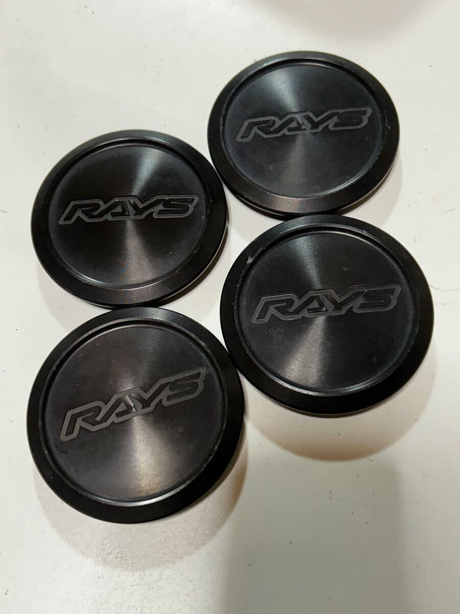 【266】レイズ RAYS センターキャップLowタイプ-ブラック4枚拍卖