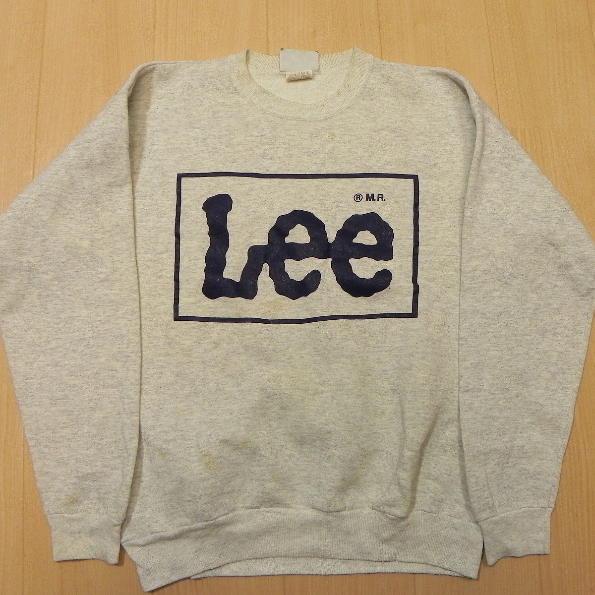 USA製 90s ビンテージ Lee リー ビッグロゴ スウェット トレーナー L 古着 即決 ★c拍卖