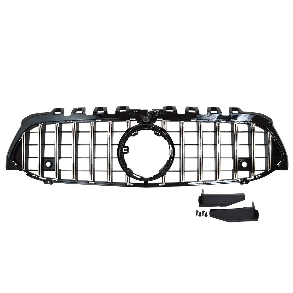 ベンツ Aクラス W177 V177 A180 A200d A250 A35 パナメリカーナ グリル AMG GTR GT ルック セダン ハッチバック クローム/黒拍卖