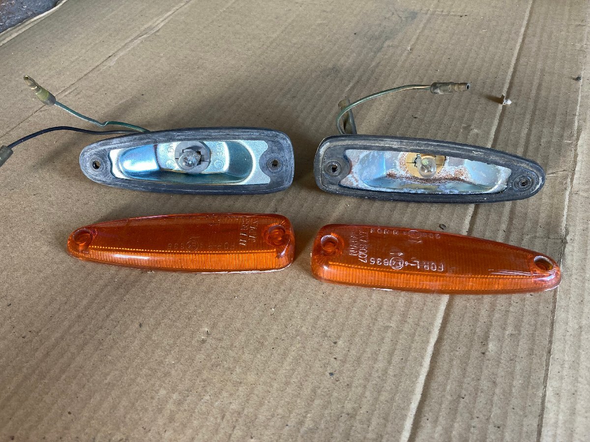 スカイライン ハコスカ KGC10 ハコスカ用 フェンダーウインカー サイドウインカー マーカー ③ L20 KPGC10, GT GTR,GT-X Y2箱拍卖