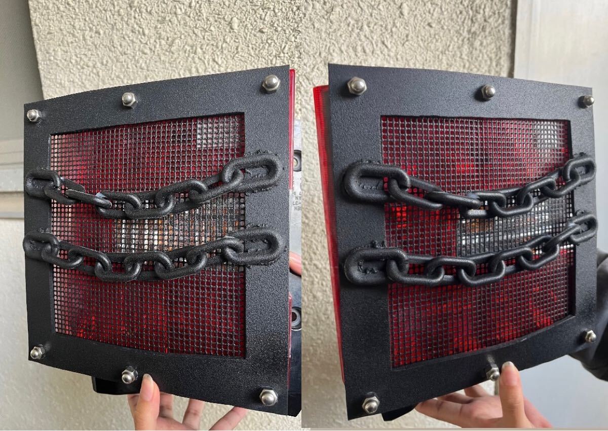 限定セット割 三菱 旧デリカd5 テールランプガード+給油口カバー拍卖