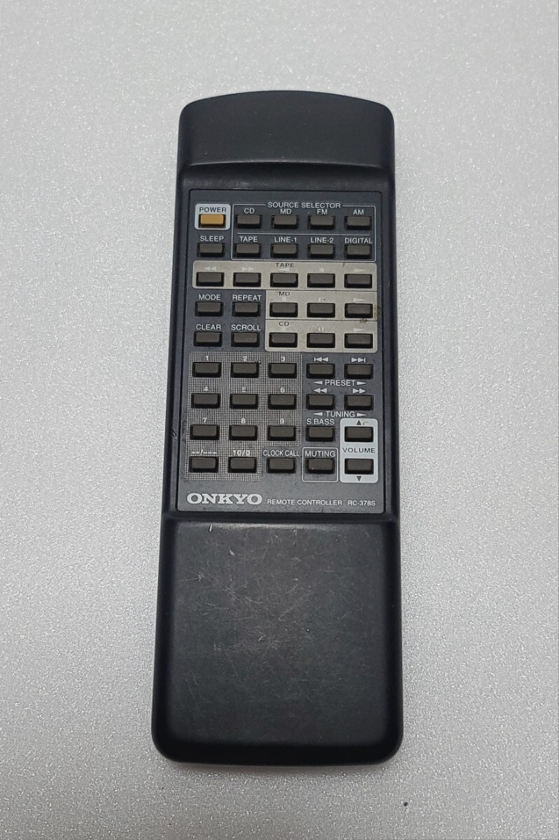 ONKYO RC-378S FR-V3/FR-V5/FR-V7/FR-V77用リモコン コンポ用リモコン拍卖
