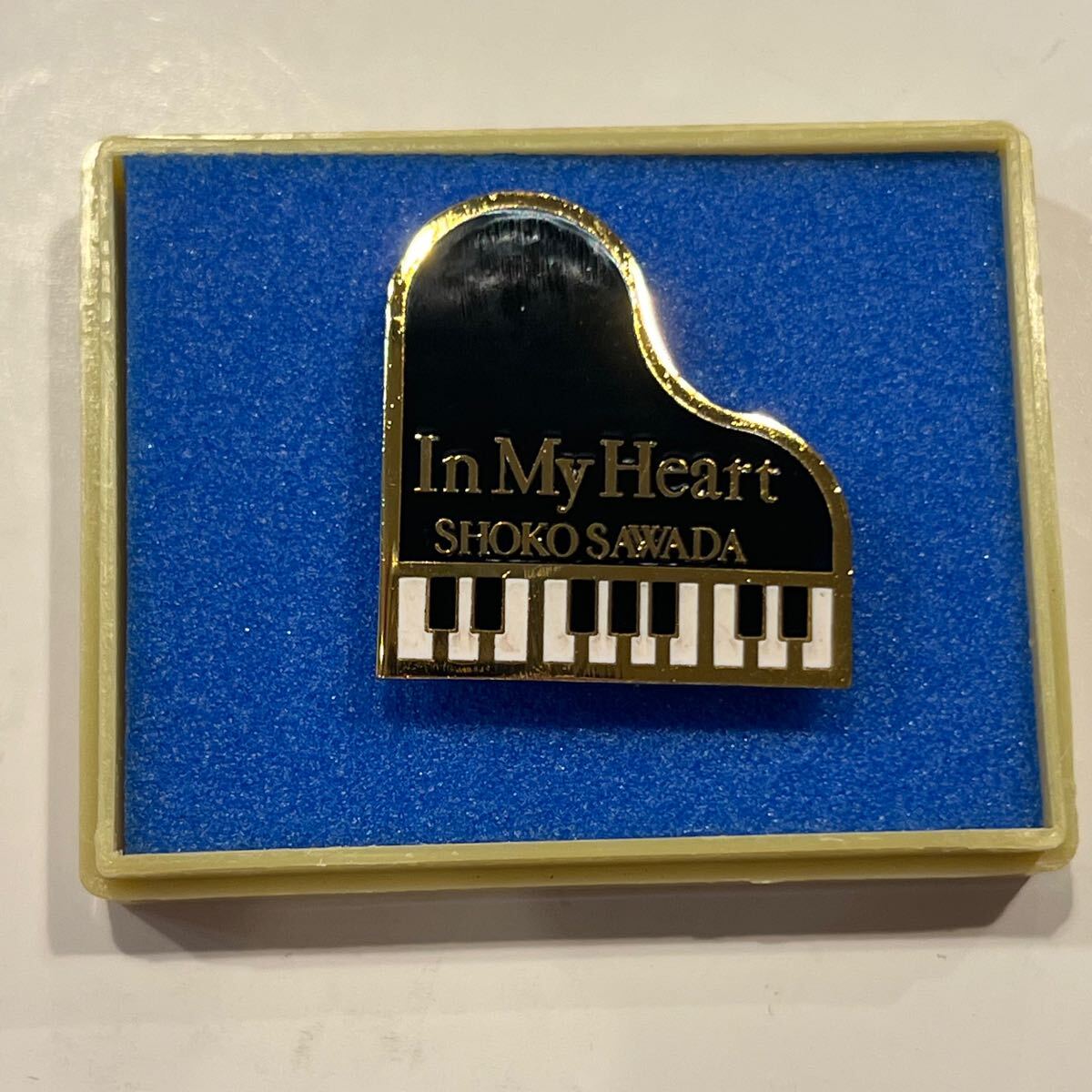 沢田聖子 shoko sawada in my heart ピアノ グッズ ファンクラブ ピンバッジ キーホルダー バッジ ピンバッチ ピンズ 箱拍卖