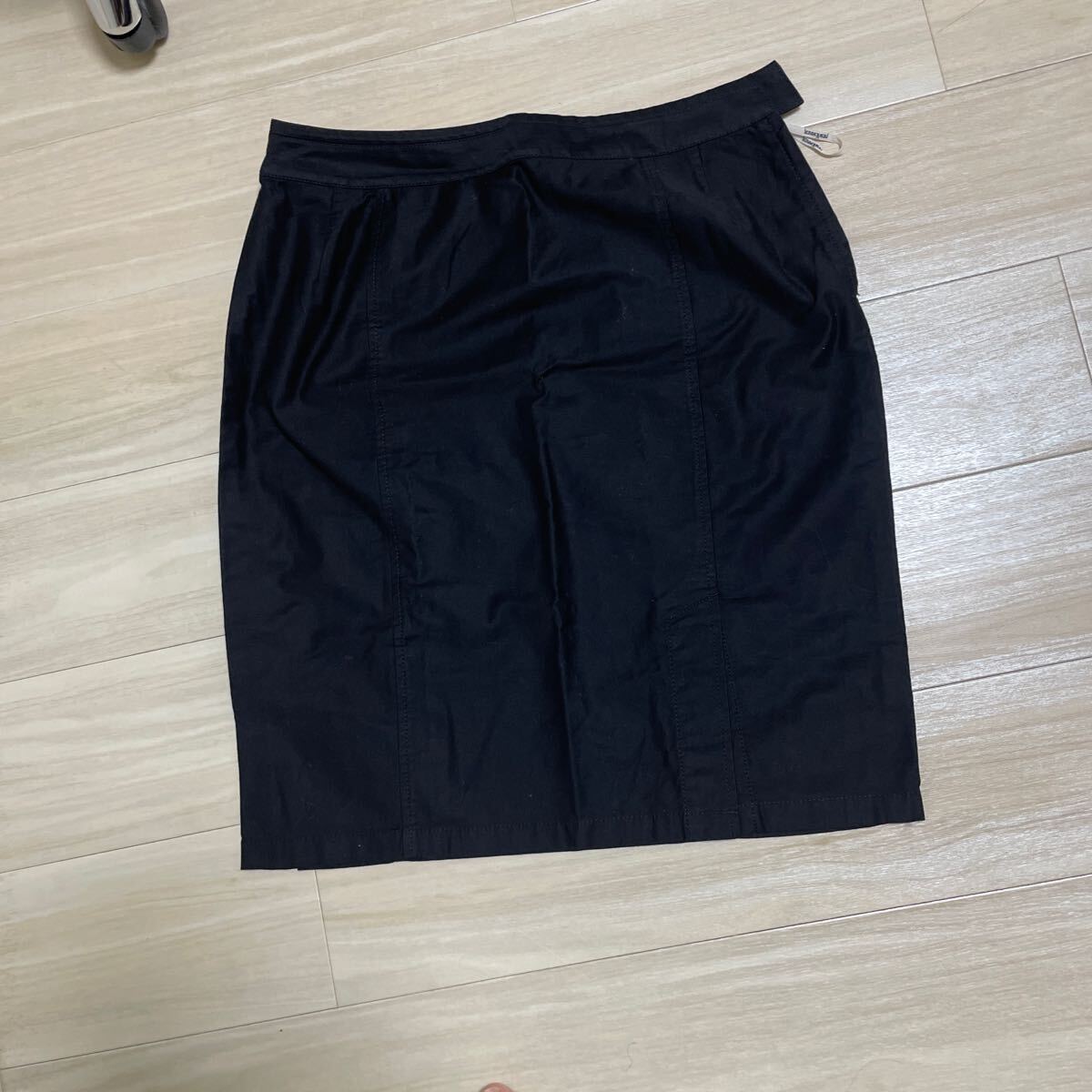 美品 格安 NEWYOKKER コットン スカート サイズ 15号 色 ネイビー拍卖