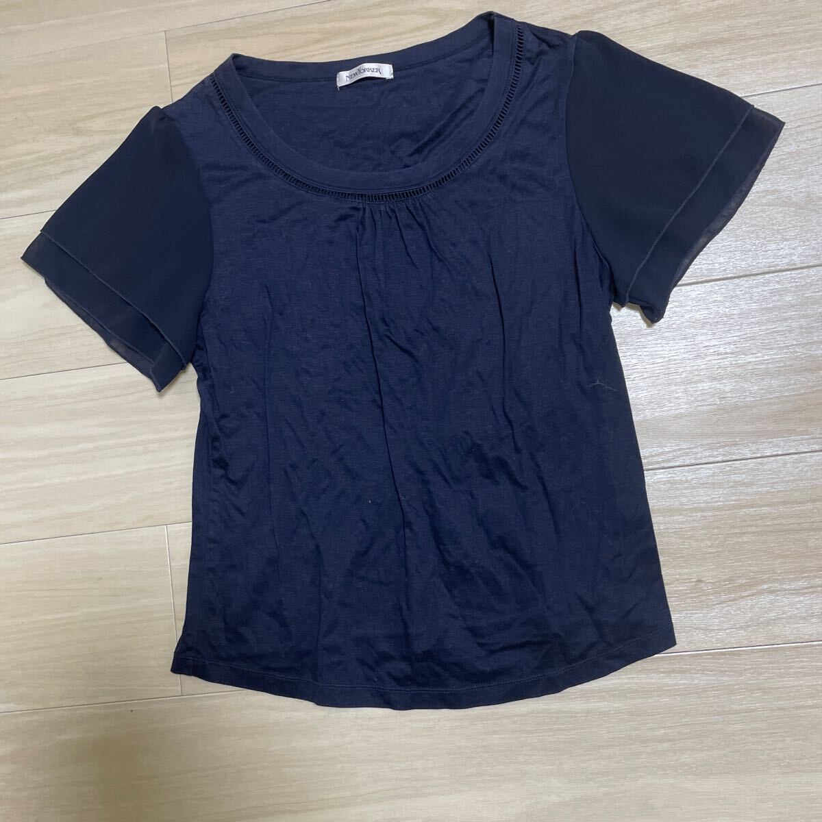 美品 格安 NEWYOKKER トップス サイズ 13号 色 ネイビー トップス カットソー拍卖