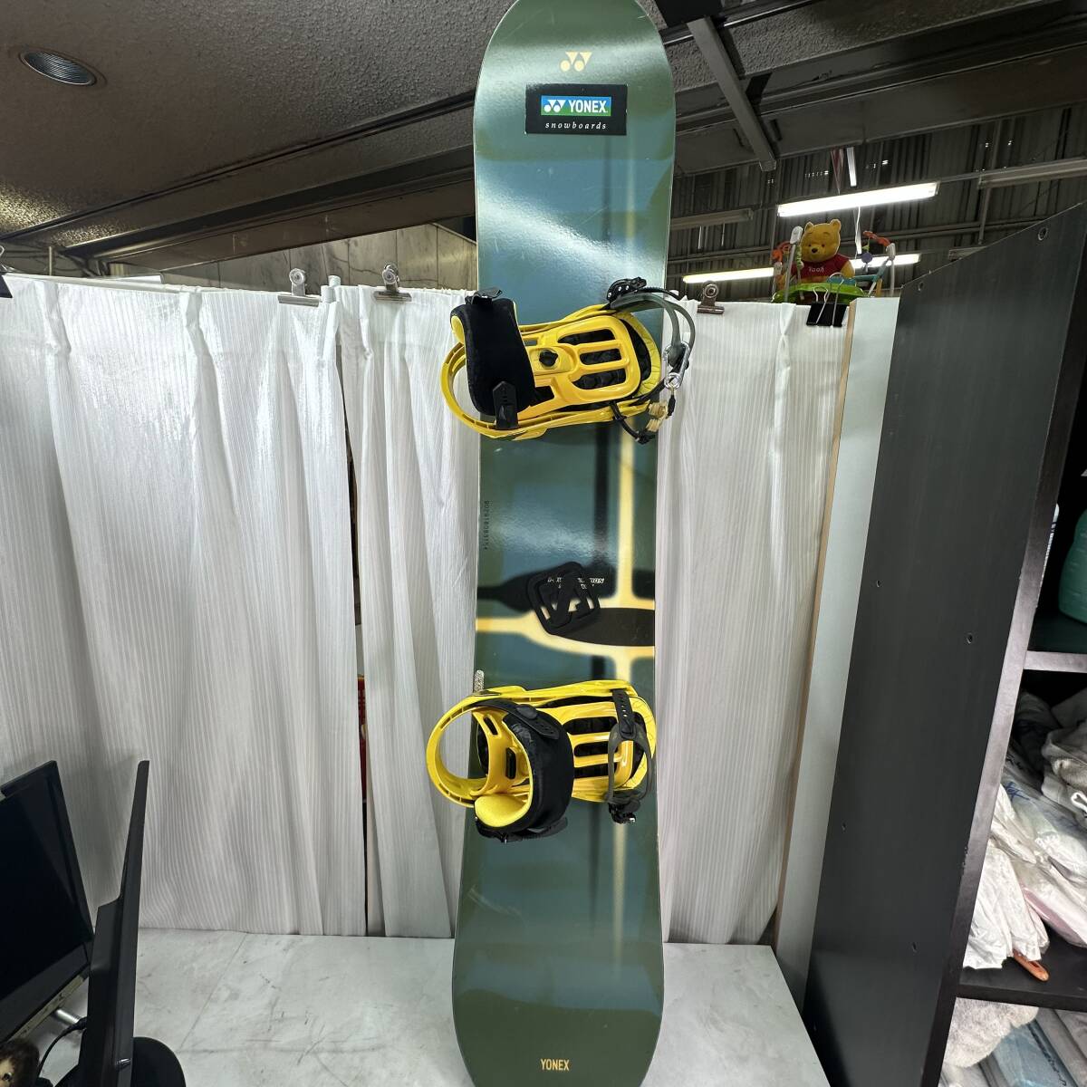 θOGθ YONEX スノーボード スノボ板 151cm SALOMON製ビンディング付き θS-241120拍卖