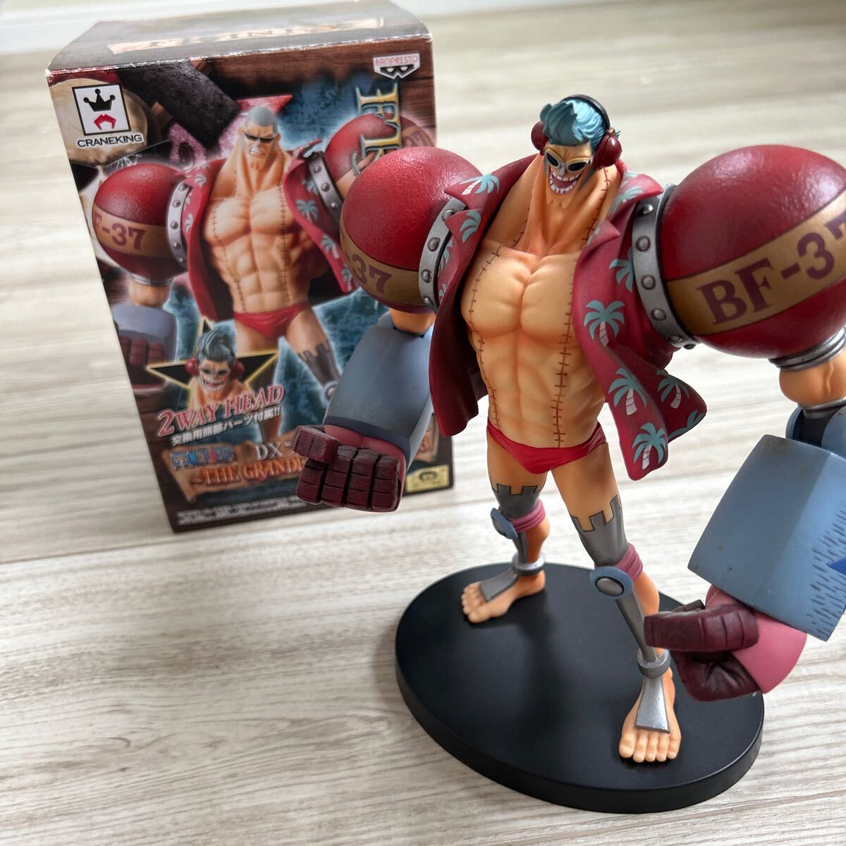 GRANDLINE フランキー MEN ワンピース THE フィギュア DXフィギュア ONE PIECE バンプレスト拍卖
