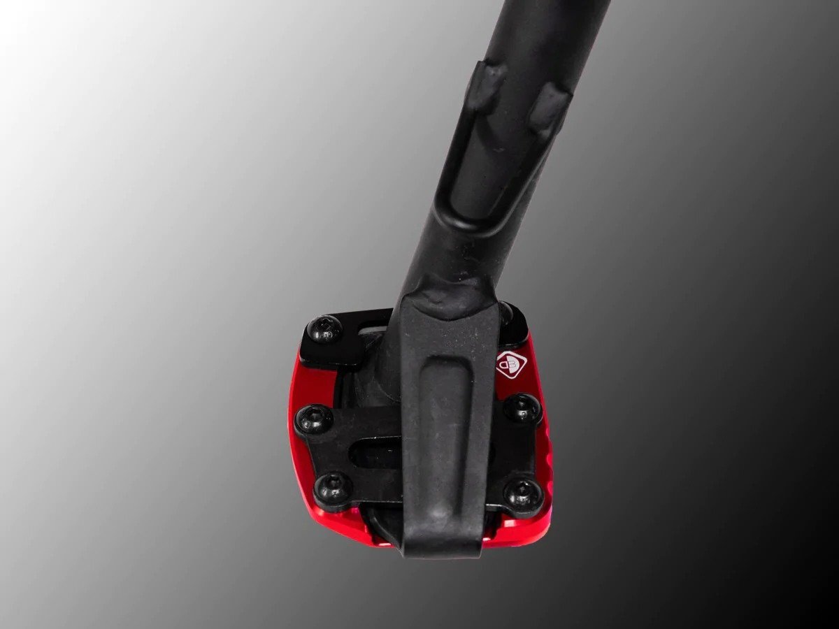 【国内在庫】DUCABIKE ドゥカバイク サイドスタンドパッド レッド 赤 DUCATI DESERTX '22 ドゥカティ デザートX スタンドプレート ★拍卖