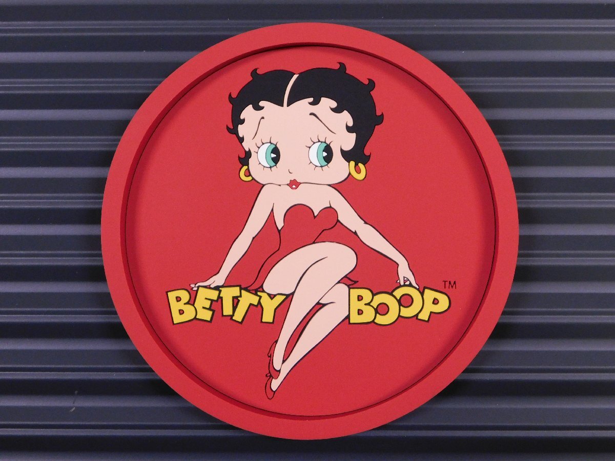 ◆送料\185◆【Betty Boop・ベティちゃん】※《ラバートレイ / BT-LOGO》 トレー アメリカン雑貨拍卖