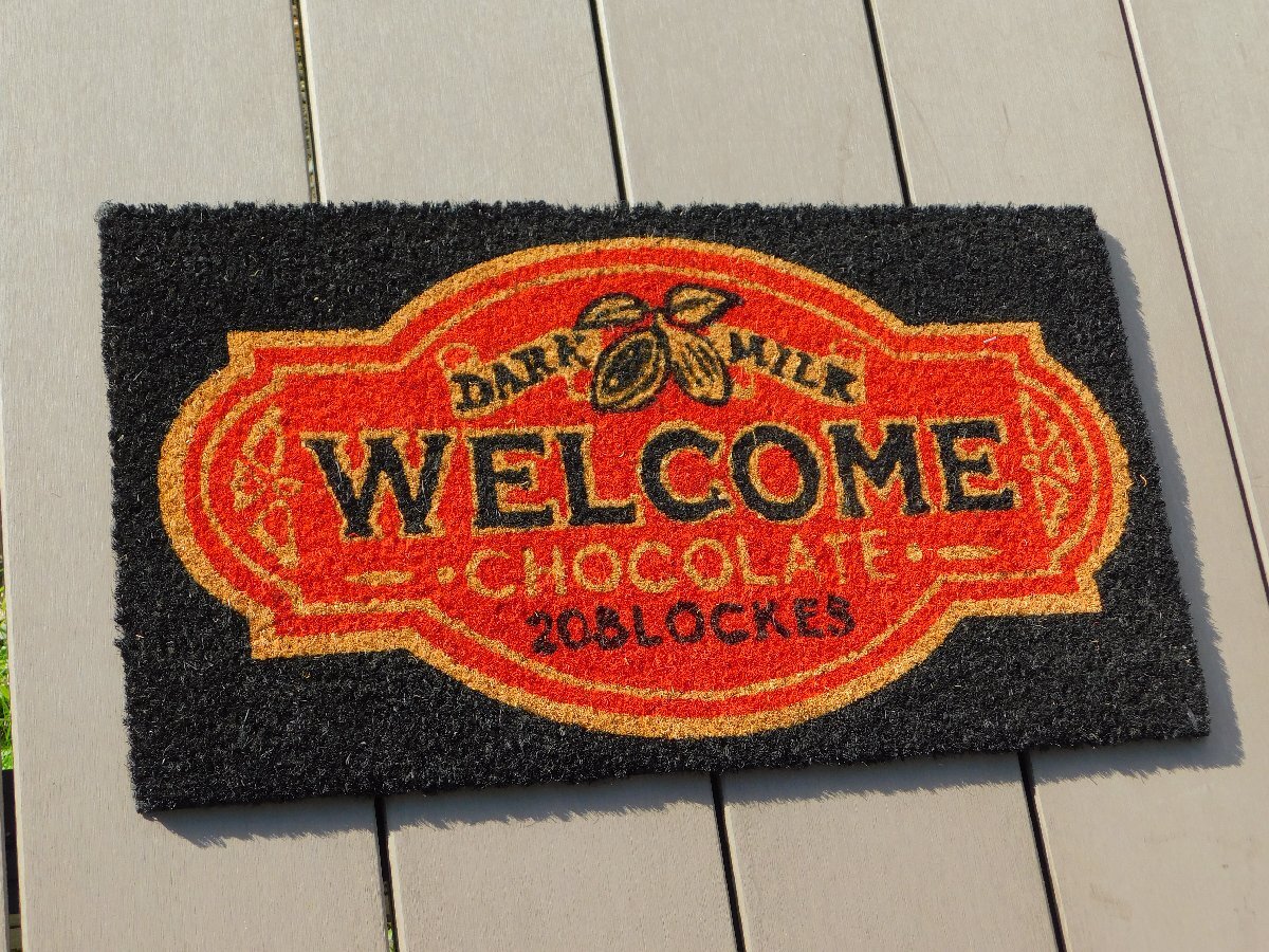 【アメリカン コイヤーマット・チョコレート】※《KEY STONE・キーストーン》 アメリカン雑貨 ガレージ 玄関マット拍卖