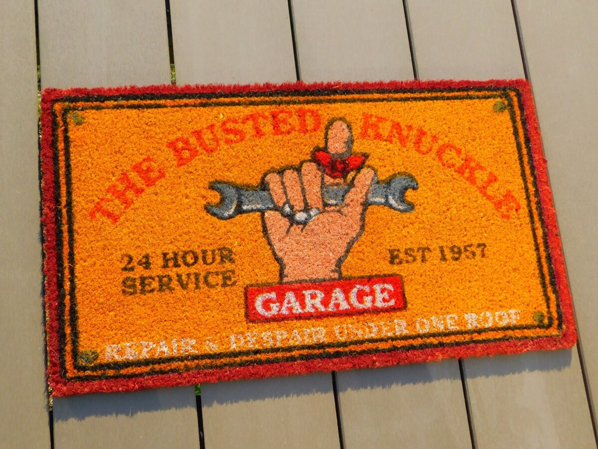【アメリカン コイヤーマット】※《GARAGE》 アメリカン雑貨 ガレージ 玄関マット拍卖