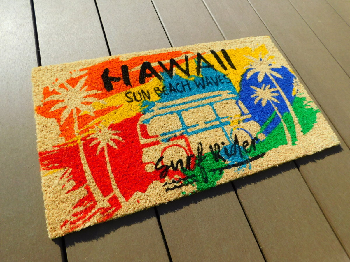 【アメリカン コイヤーマット】※《HAWAII・ハワイ》 アメリカン雑貨 ガレージ 玄関マット拍卖