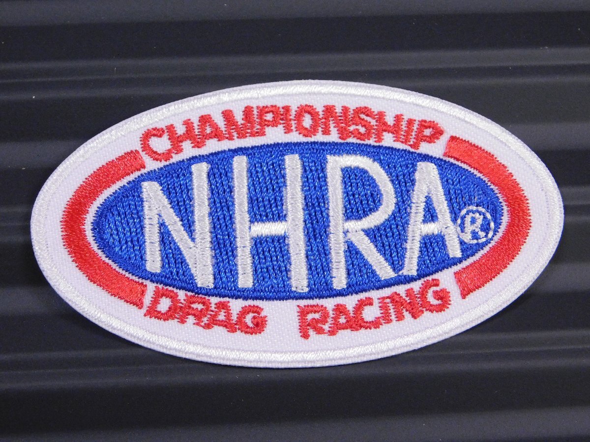 ◆送料\110◆【NHRA・全米ホットロッド協会】※《アイロン刺繍ワッペン》 アメリカン雑貨 刺繍ワッペン アイロンワッペン拍卖