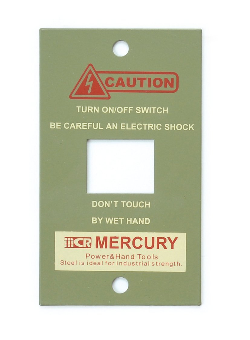 ◆送料\185◆【MERCURY・マーキュリー】※【コンセントカバー・1ヶ口 / カーキ】 スチール製 アメリカン雑貨拍卖