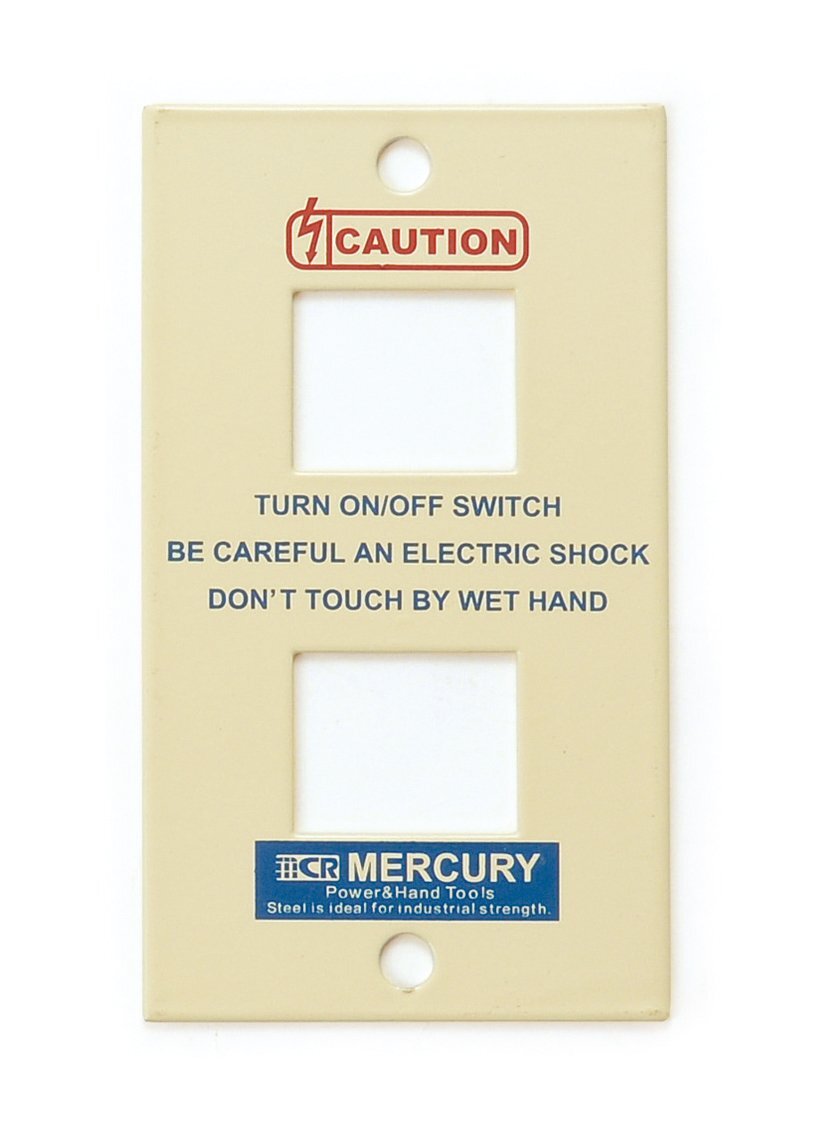 ◆送料\185◆【MERCURY・マーキュリー】※【スイッチプレート・2ヶ口 / アイボリー】 スイッチカバー スチール製拍卖