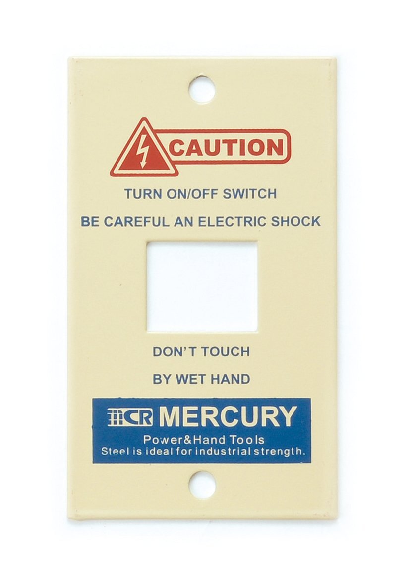 ◆送料\185◆【MERCURY・マーキュリー】※【コンセントカバー・1ヶ口 / アイボリー】 スチール製 アメリカン雑貨拍卖