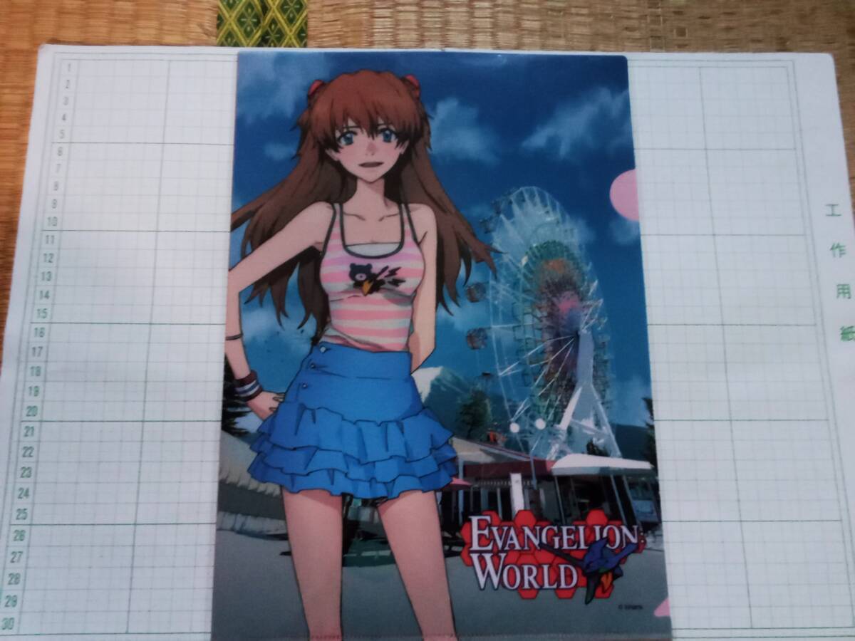 エヴァンゲリオン 富士急ハイランド アスカ・ラングレー クリアファイル拍卖