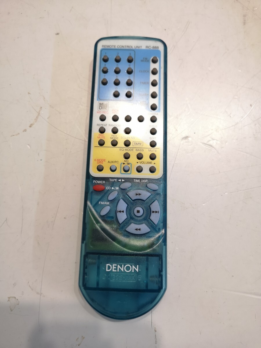 DENON RC-888 オーディオリモコン 中古 クリック 送料無料!!拍卖
