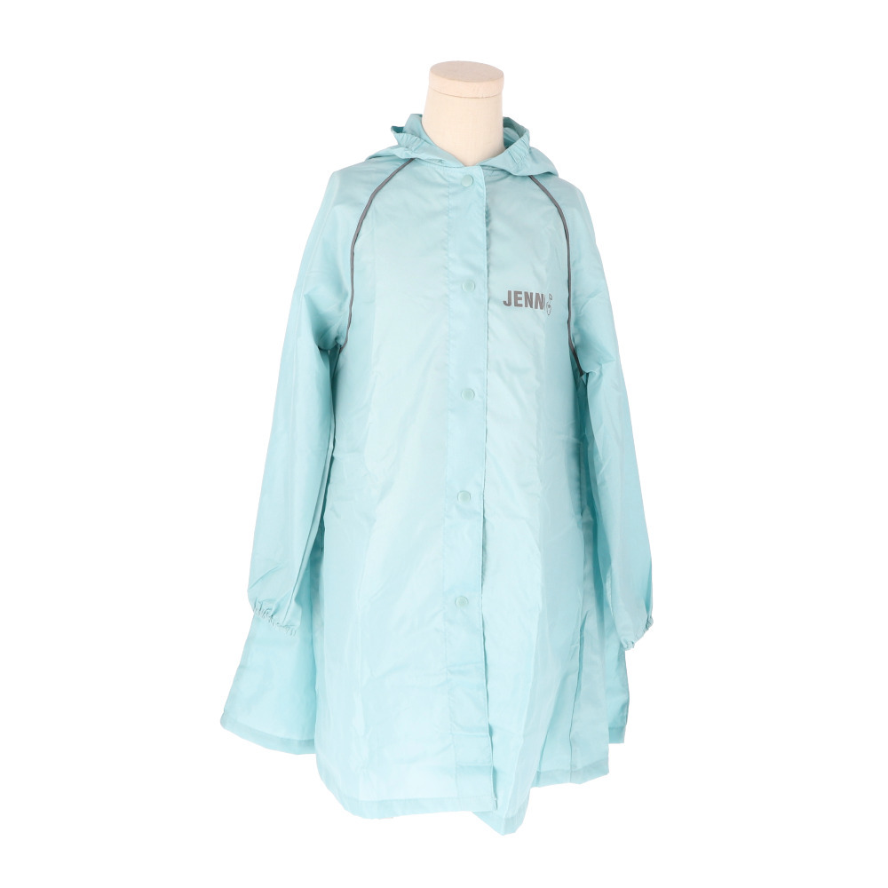 ☆ ライトグリーン ☆ 140cm ☆ JENNI レインコート レインコート キッズ ランドセル対応 レイン コート 女の子 リュック対応拍卖